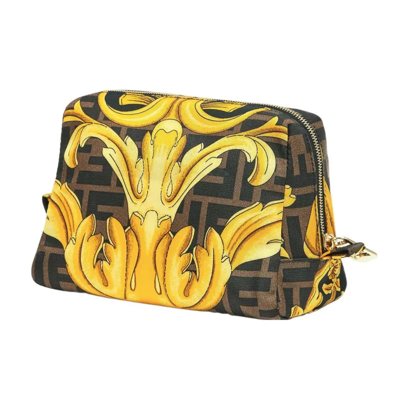 FENDI Nylon Toiletry Bag, Makeup Bag, Clutch Small Size Women's Multicolor-1
