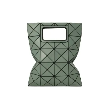 ISSEY MIYAKE PVC Polyvinyl Chloride Handbag Small Size Women's Grass Green