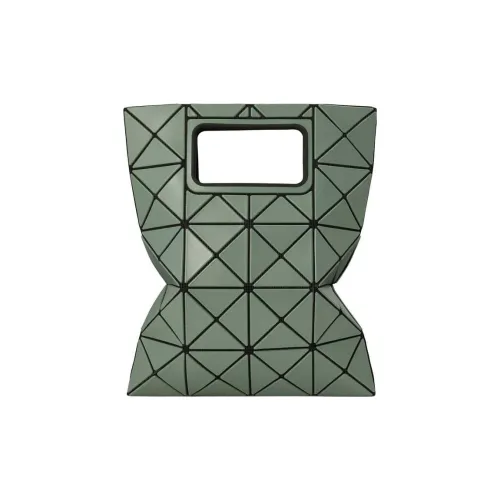 ISSEY MIYAKE PVC Polyvinyl Chloride Handbag Small Size Women's Grass Green