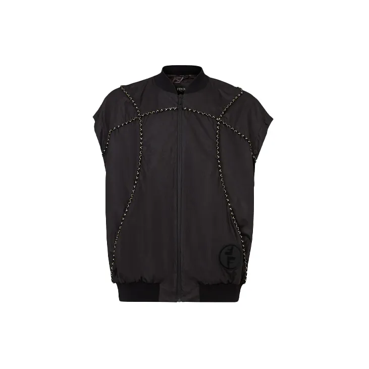 FENDI Removable-sleeves Bomber Jacket-1