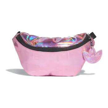 Adidas Originals Polyurethane Sports Waist Bag Regular Unisex Bright Pink