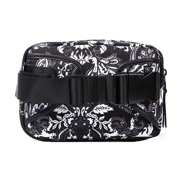 FANSIZHE Jeans Couture Polyester Fanny Pack Men's Dark Blue-2