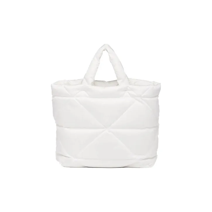 PRADA Nylon Tote Bag Shopping Bag Shoulder Bag Handbag Women's White-2