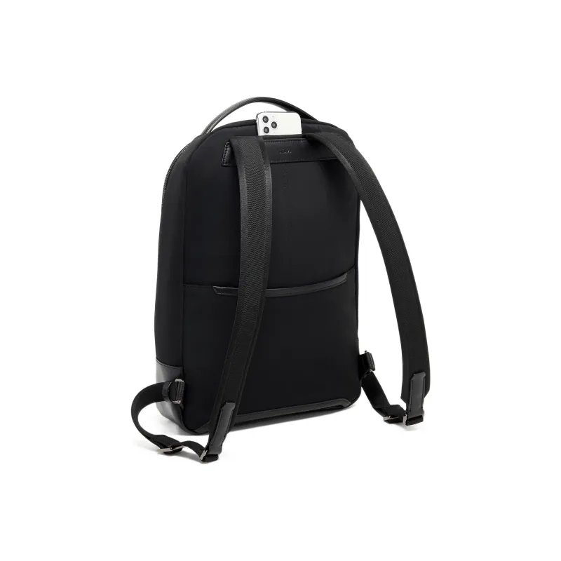 TUMI TUMI Harrison Elastic Nylon Backpack Men's Navy-5