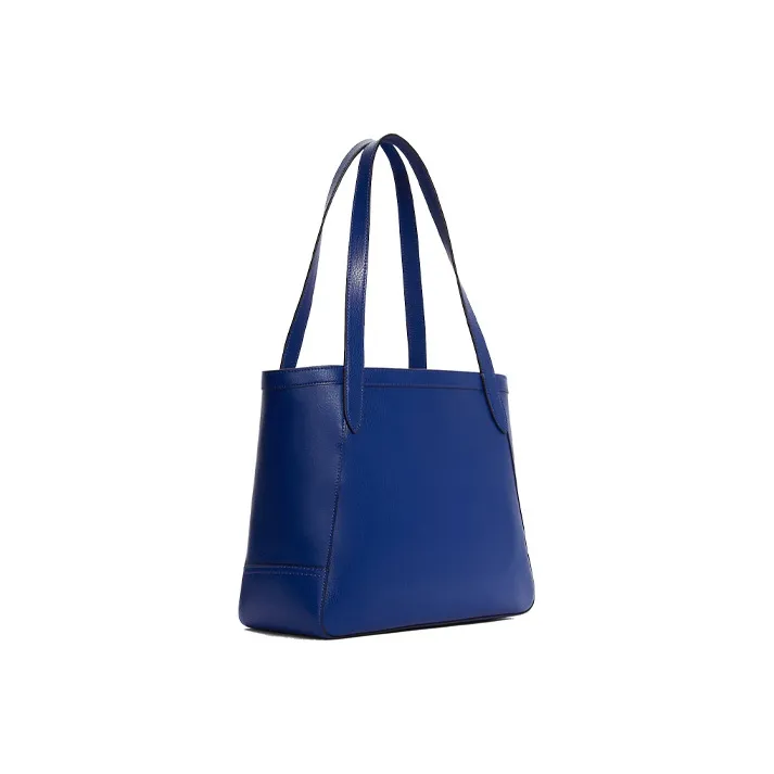 COACH Recycled Tote Leather Tote Bag Shopping Bag Shoulder Bags Women's Blue-1