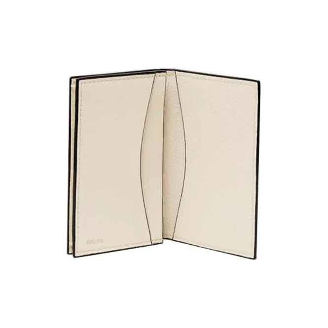 Valextra Cow Leather Card Holder Unisex White-3