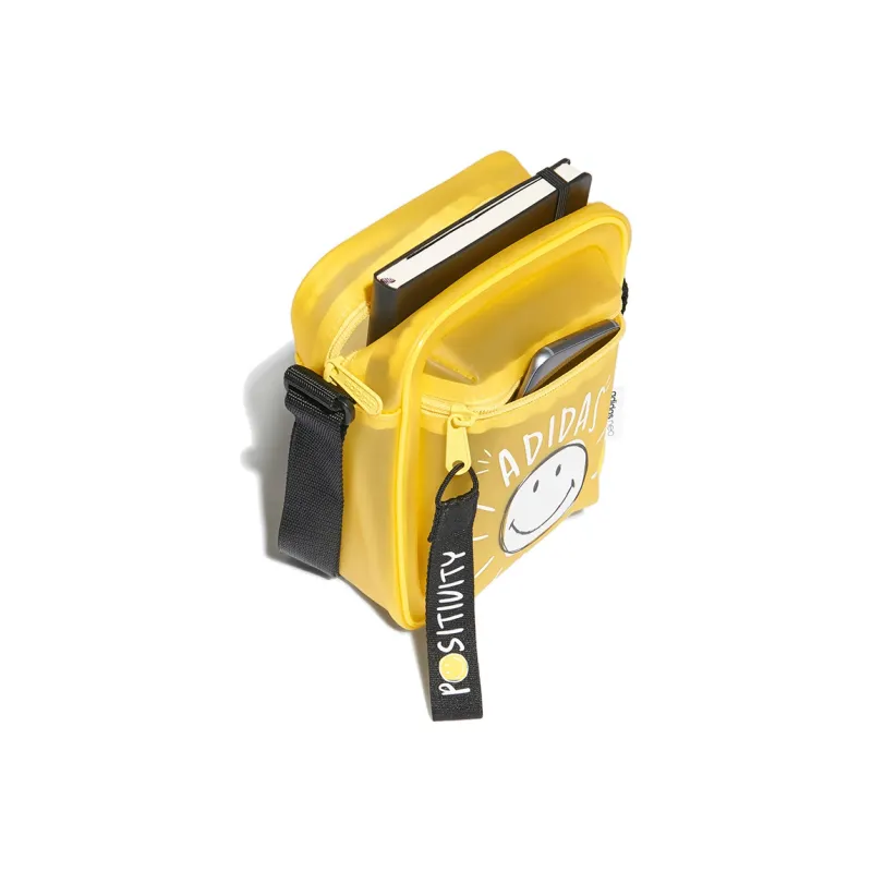 Adidas Neo TPU Small Square Bag Crossbody Bag Shoulder Bag Unisex Yellow-3
