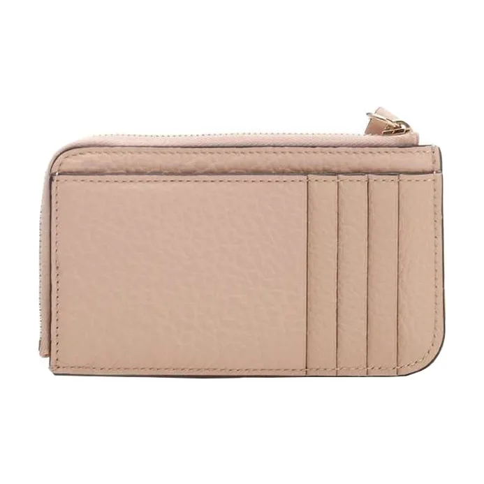 Chloe Cow Leather Money Wallet Coin Purse Women's Pink-2