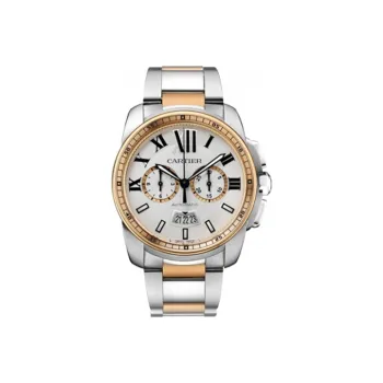 CARTIER CALIBRE Collection Automatic Mechanical Movement Men's Watches Watch 42mm White Dial