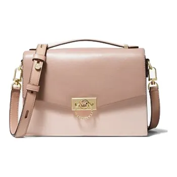 MICHAEL KORS Hendri Cow Leather Crossbody Bag Envelope Bag One Shoulder Handbag Medium Size Women's Cherry Blossom Pink