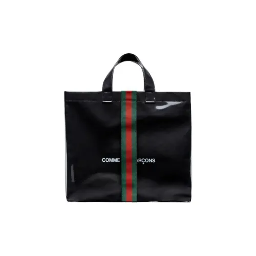 GUCCI PVC Kraft Paper Shoulder Bag Crossbody Bag Handbag Unisex Black
