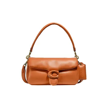 COACH Tabby Sheepskin Shoulder Bag Women's Preserved Orange