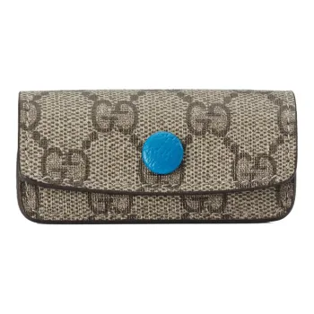 GUCCI Disney Collaboration Canvas Lipstick Case Women's Ebony/Blue