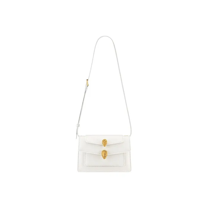 BVLGARI ALEXANDER WANG Collaboration Calfskin Chain Bag Shoulder Bag Crossbody Bag Fanny Pack Regular Women's White-2