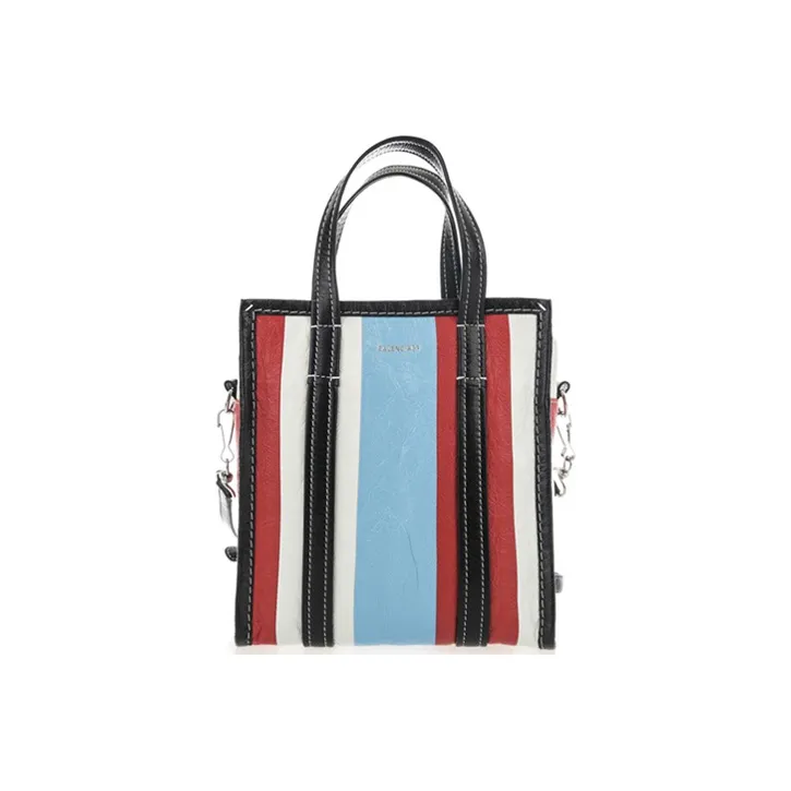 Balenciaga Sheepskin Tote Bag Shopping Bag Crossbody Bag One Shoulder Handbag Women's Blue/White/Red/Black-0