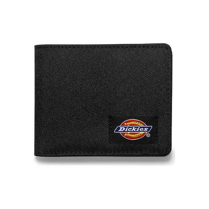 Dickies Canvas Canvas Bag Card Holder Wallet Small Size Unisex Black-0