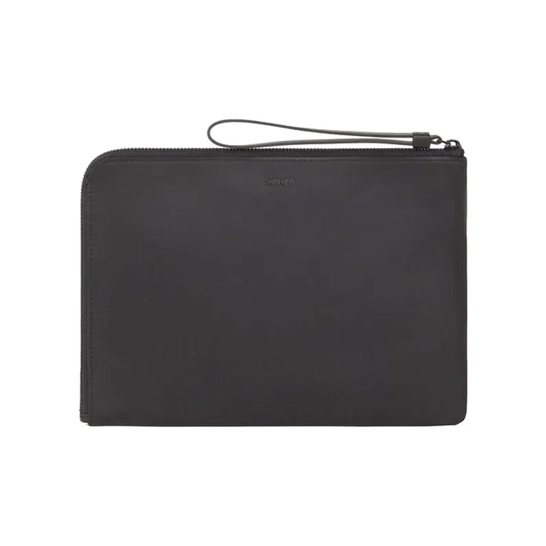 KENZO Tiger Leather Handbag Clutches Large Size Unisex Black-1