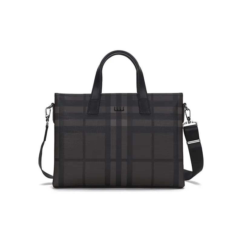 ELLE HOMME Synthetic Leather Shoulder Bag, Crossbody Bag, Laptop Bag, Handbag Men's Solid Color-2