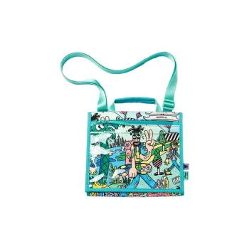 LiNing Fabric Shoulder Bag Crossbody Bag Unisex Green