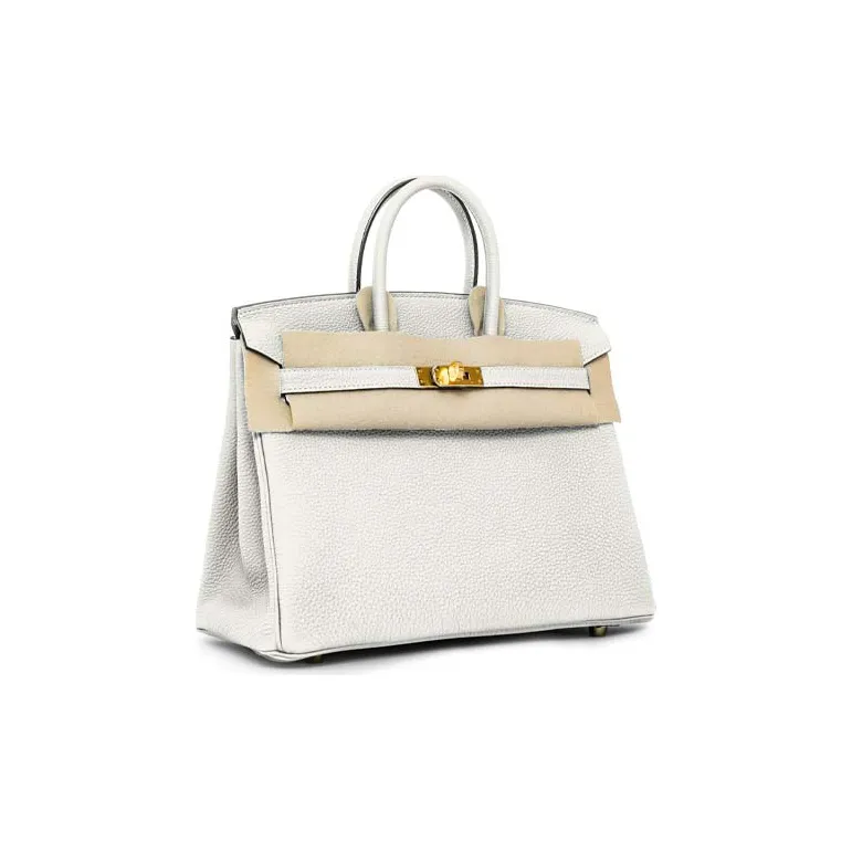 HERMES Birkin Togo Calfskin Cow Leather Birkin Bag Handbags Women's 10 Craie Milkshake White-1