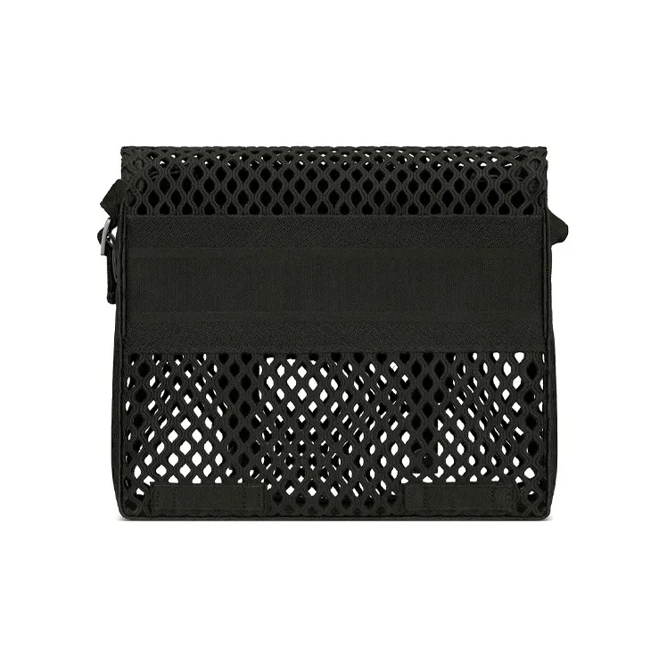 DIOR Canvas Messenger Bag Shoulder Bag Crossbody Bag Regular Women's Black-3