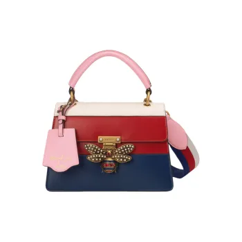 GUCCI Queen Margaret Multicolor Leather One Shoulder Handbag Regular Women's Multicolor