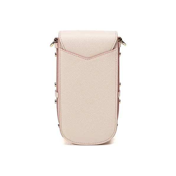 MCM Leather Shoulder Bag, Crossbody Bag, Chain Bag, Cell Phone Pouch Women's Light Pink-2