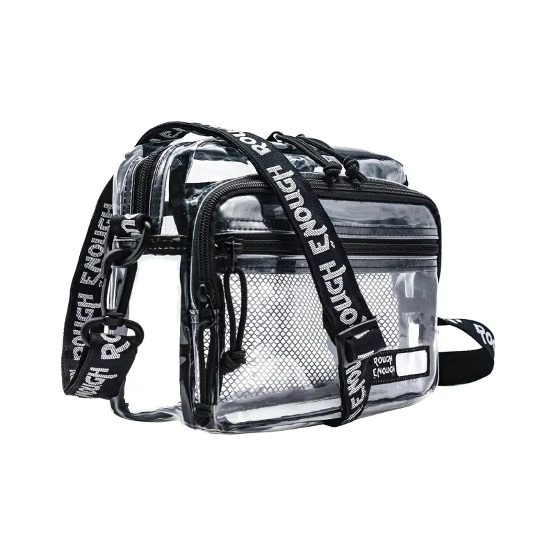 Rough Enough Crossbody Bags Transparent-3