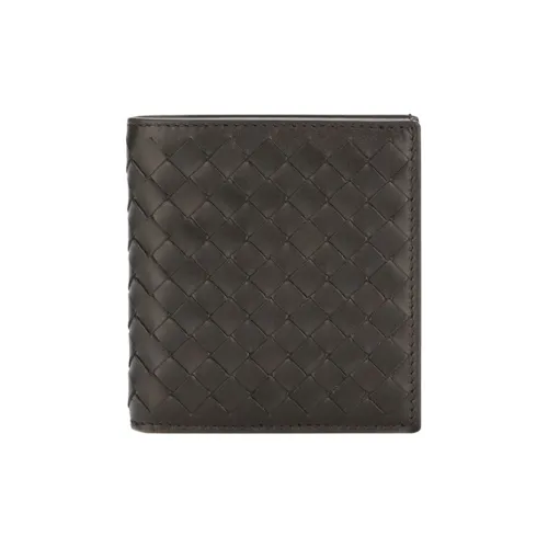 Bottega Veneta Calfskin Wallet Men's Coffee