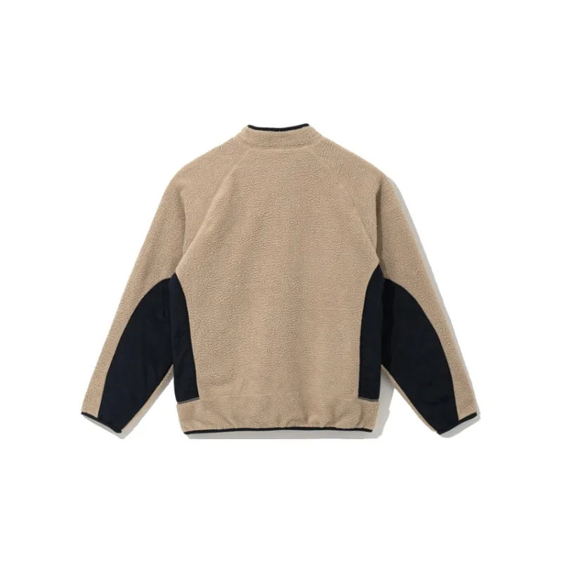 New Era Velvet Jackets Unisex Beige-1