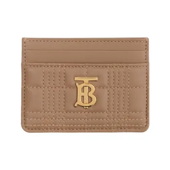 Burberry Lola Bag Lambskin Card Holder Coin Purse Card Holder Women's Camel