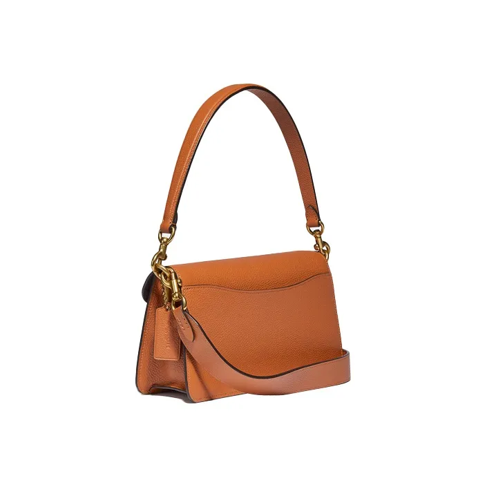 COACH Leather Handbag, Shoulder Bag, Crossbody Bag Medium Size Women's Brown-1