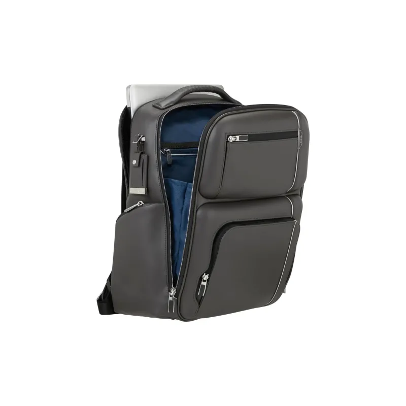 TUMI Cow Leather Backpack Regular Men's Taupe-3