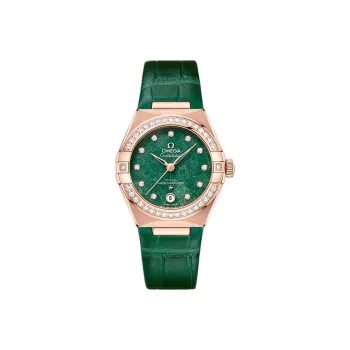 OMEGA Constellation Collection Automatic Mechanical Movement Women's Watch Watch 29mm Green Dial