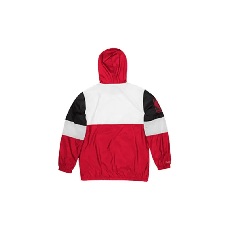 Mitchell Ness Jackets Men Red White-1