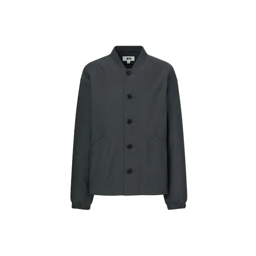 UNIQLO Jackets Men Dark Gray