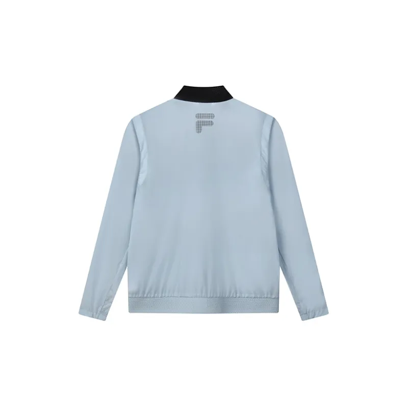 FILA Jackets Men Light White Blue-1