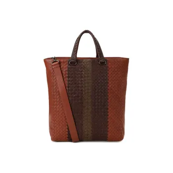 Bottega Veneta Bottega Veneta Luggage Collection Cow Leather Tote Medium Size Women's Brown