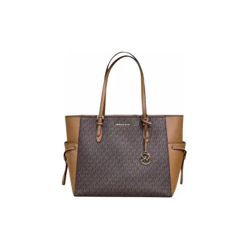MICHAEL KORS Gilly Leather Tote Bag, Shopping Bag, Shoulder Bag Regular Women's Vanilla