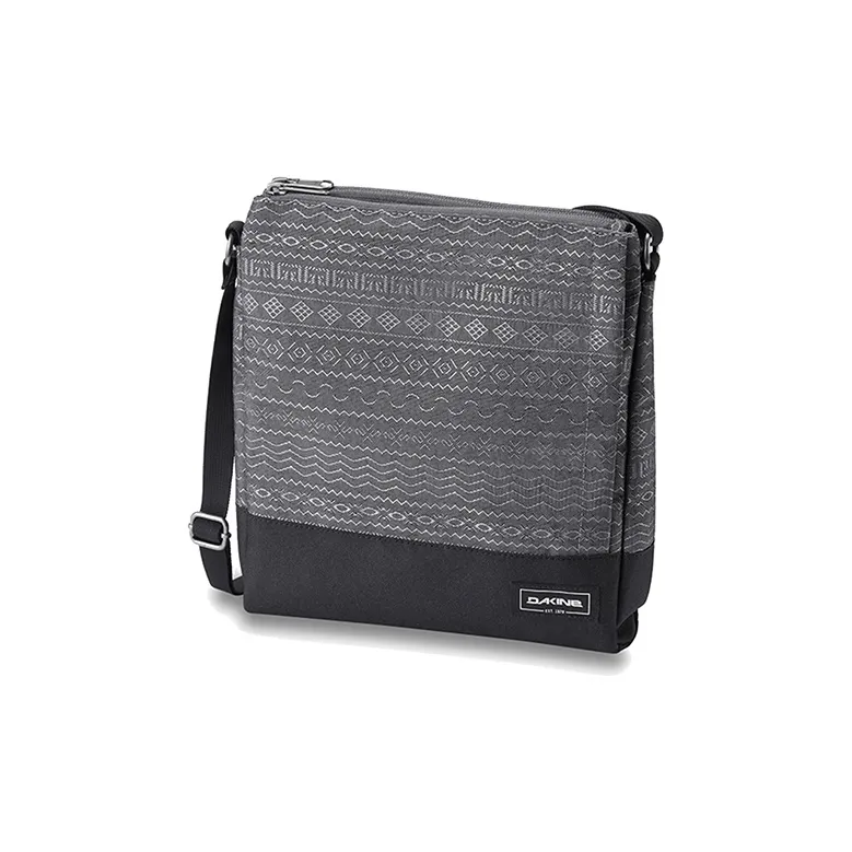 Dakine Nylon Fabric Laptop Bag, Shoulder Bag, Crossbody Bag Regular Unisex Gray/Pink/Ecru-0