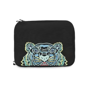 KENZO Fabric Shoulder Bag Crossbody Bag Men's Black