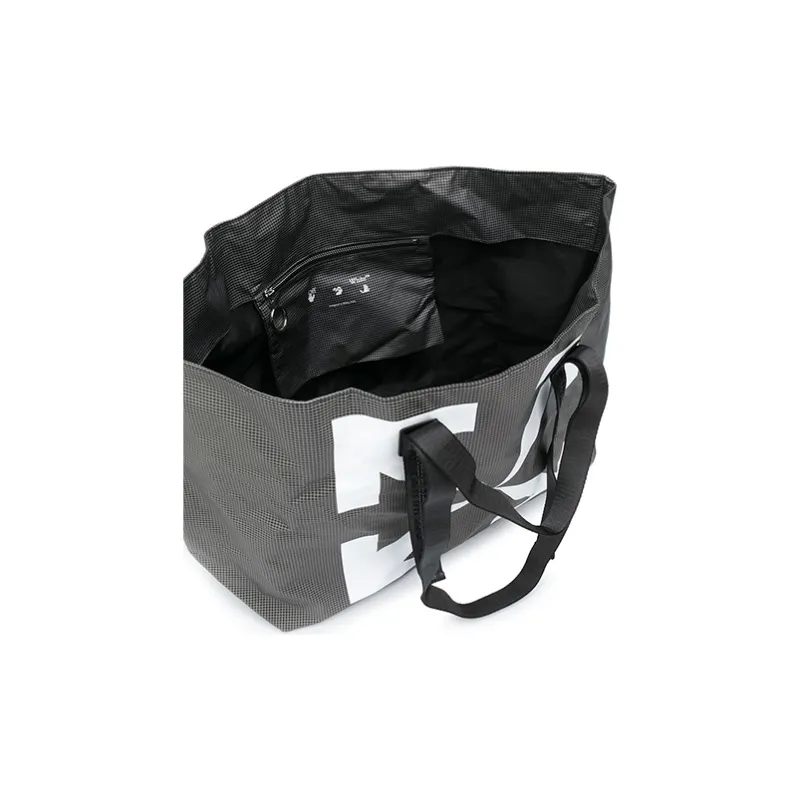 OFF WHITE PVC Handbags Shoulder Bags Men's Gray White-3