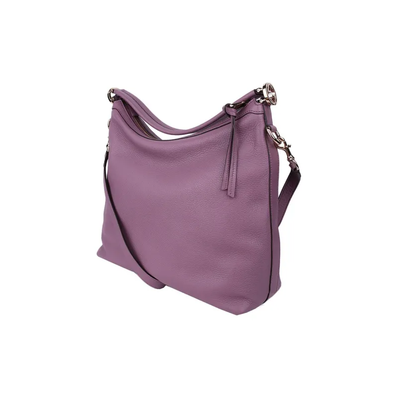 GUCCI Cow Leather Shoulder Bag Crossbody Bag Handbag Women's Purple-1