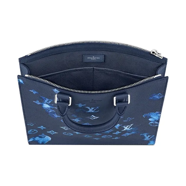 LOUIS VUITTON Sac Plat Zippe Ink Watercolor-3