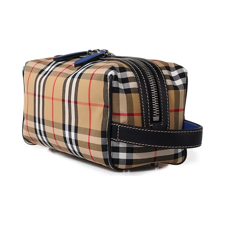 Burberry Vintage Check Toiletry Bag 'Tan'-1
