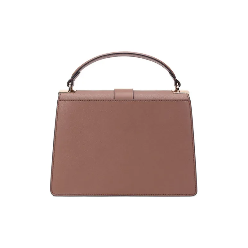 MICHAEL KORS Greenwich Cow Leather One Shoulder Handbag Women's Brown-3