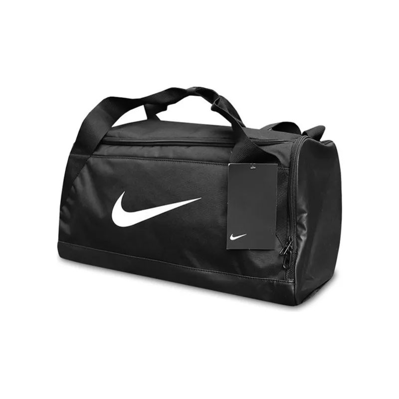 Nike Polyester Gym Bag, Camping Bag, One Shoulder Crossbody Handbag, Travel Bag Regular Unisex Black-1