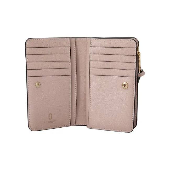 MARC JACOBS Leather Wallet Women's Gray-3