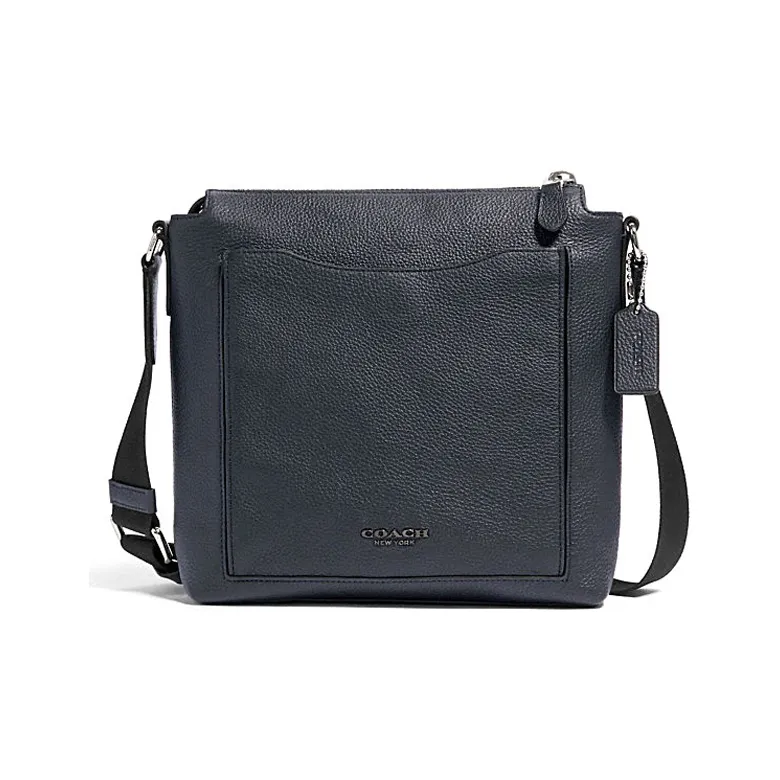COACH Beckett Leather Shoulder Bag, Crossbody Bag Men's Black-0