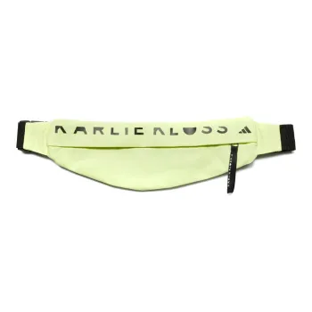Adidas Carly Kloss Collaboration Recycled Polyester Fanny Pack Regular Women's Light Shimmery Yellow & Black